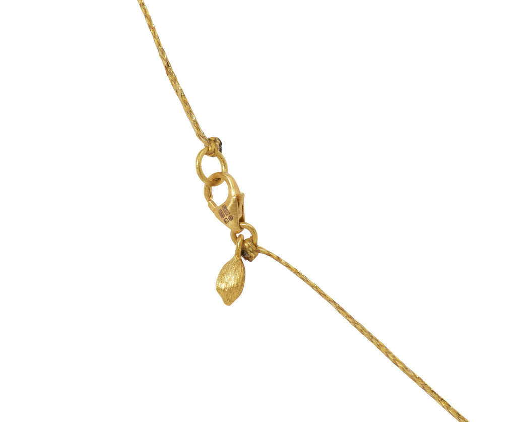 Pippa Small Alectrona Opal and Seed Colette Pendant Necklace - closure