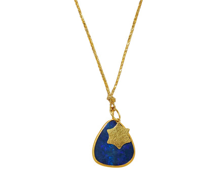 Pippa Small Alectrona Opal and Star Colette Pendant Necklace