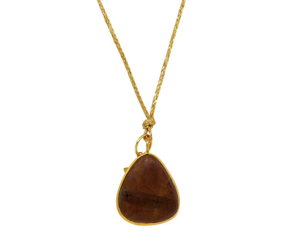 Pippa Small Alectrona Opal and Star Colette Pendant Necklace - back
