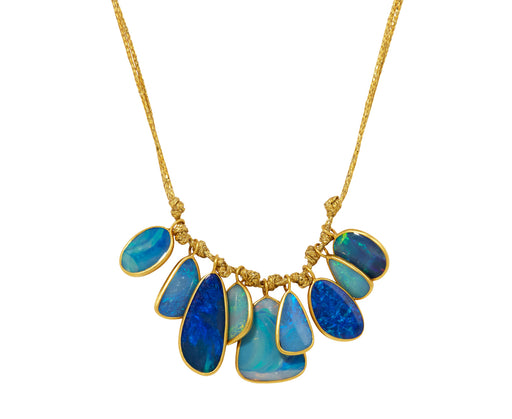 Pippa Small Alectrona Nine Opal Colette Pendant Necklace