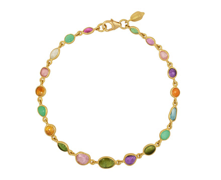 Rainbow Anemone Full Stone Bracelet