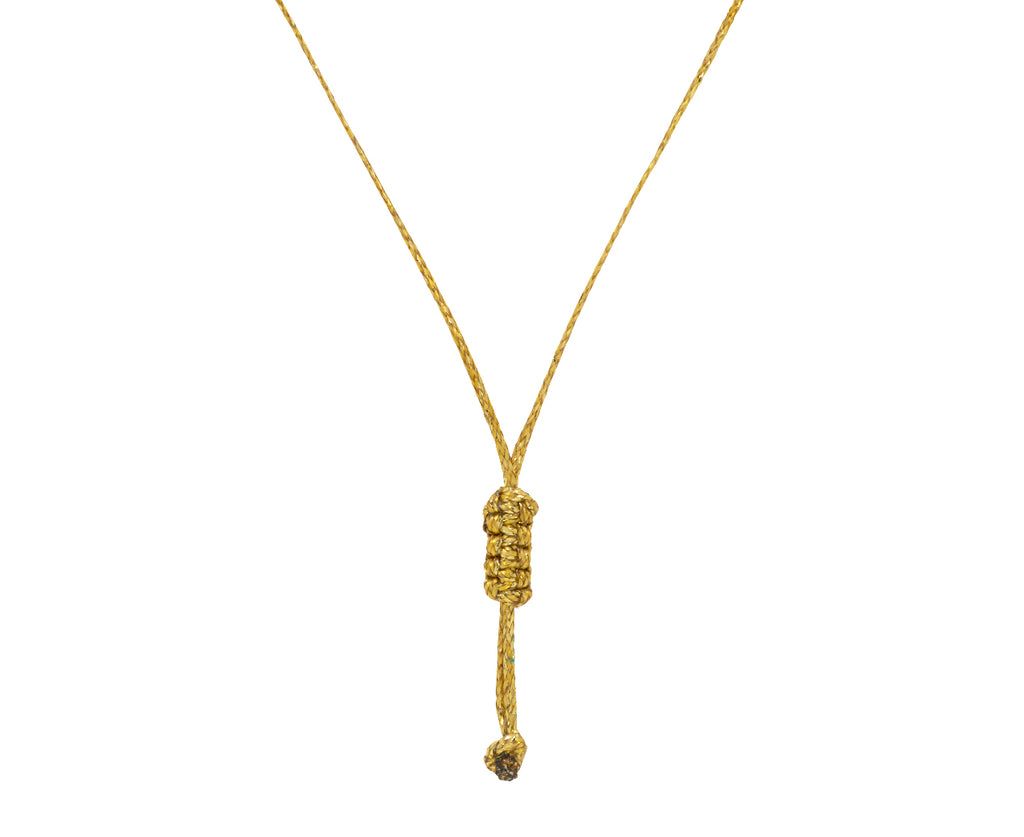 Pink Agra Triple Colette and Claw Set Pendant Necklace