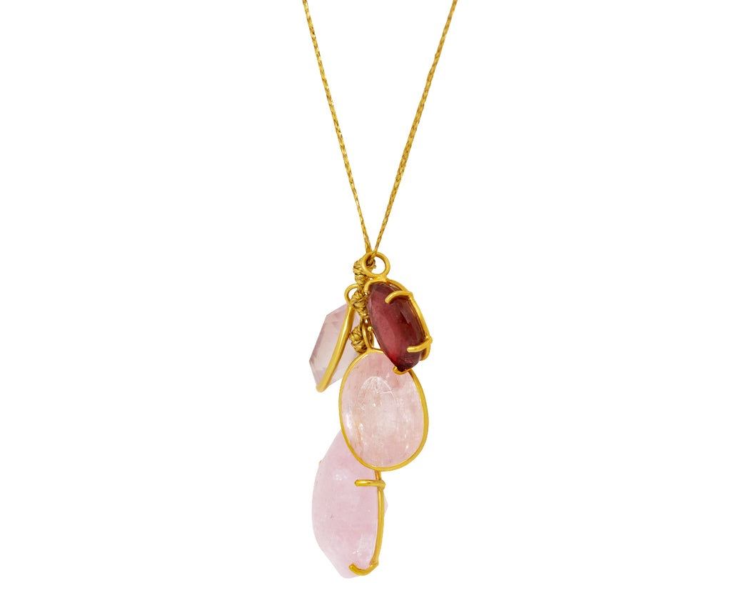 Pink Agra Four Colette Pendant Necklace