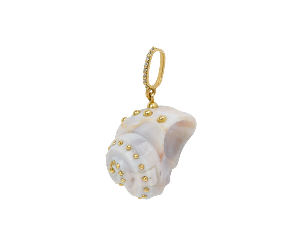 Ocean Jasper Spiral Shell Pendant ONLY
