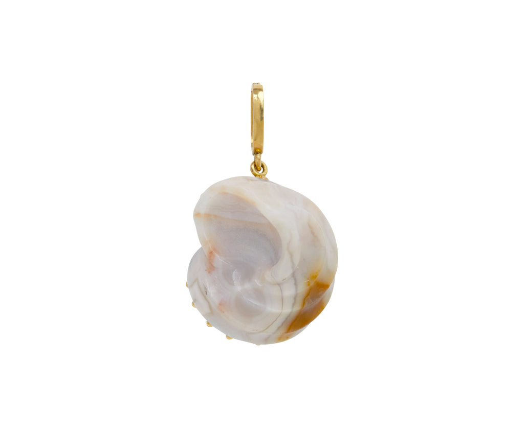 Ocean Jasper Spiral Shell Pendant ONLY