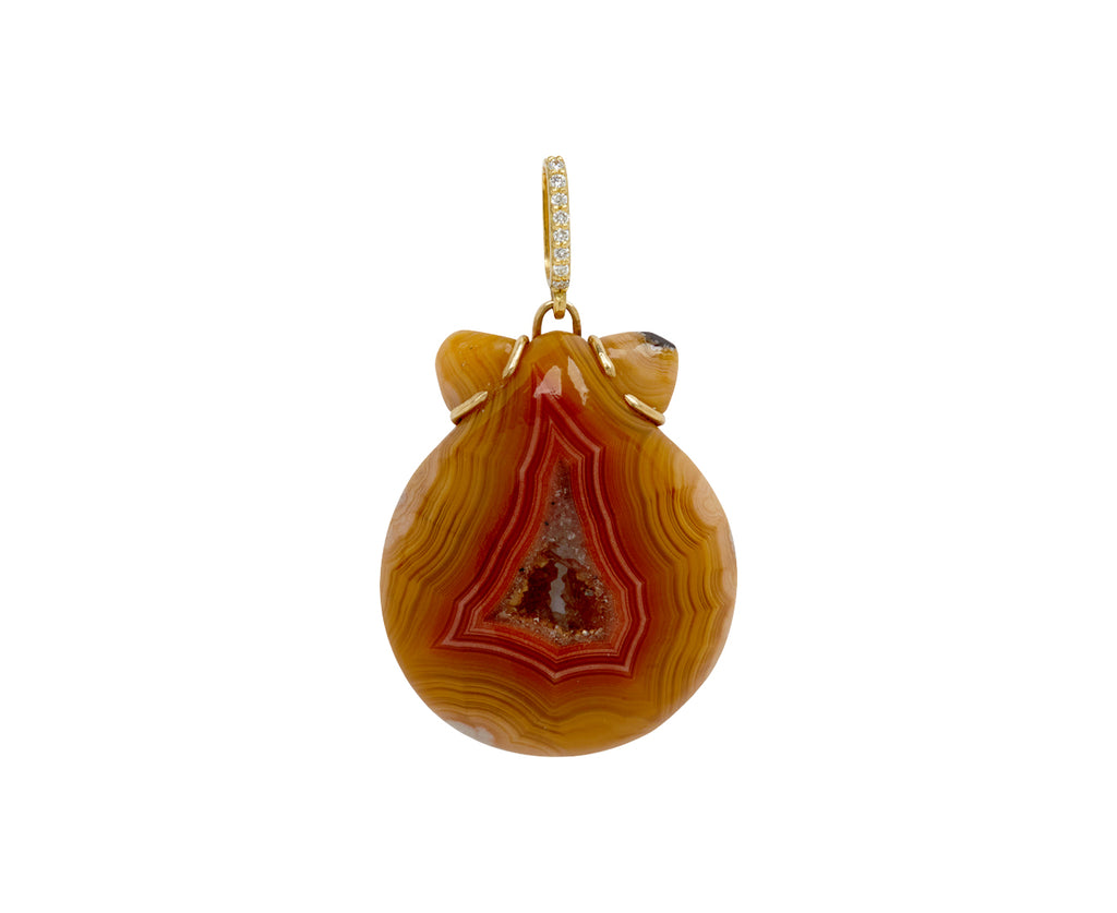 Brown Laguna Agate Pendant ONLY