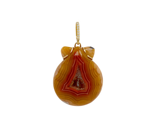 Brown Laguna Agate Pendant ONLY