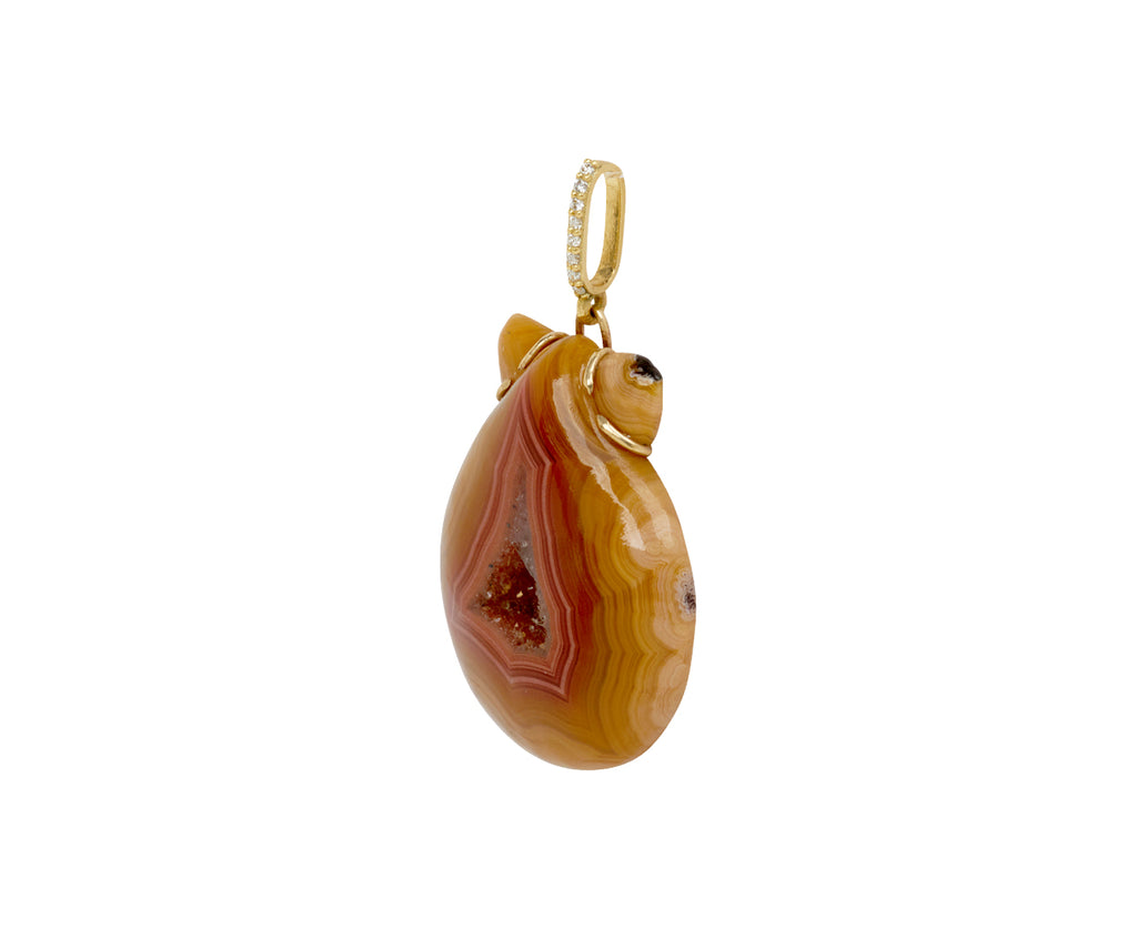 Brown Laguna Agate Pendant ONLY
