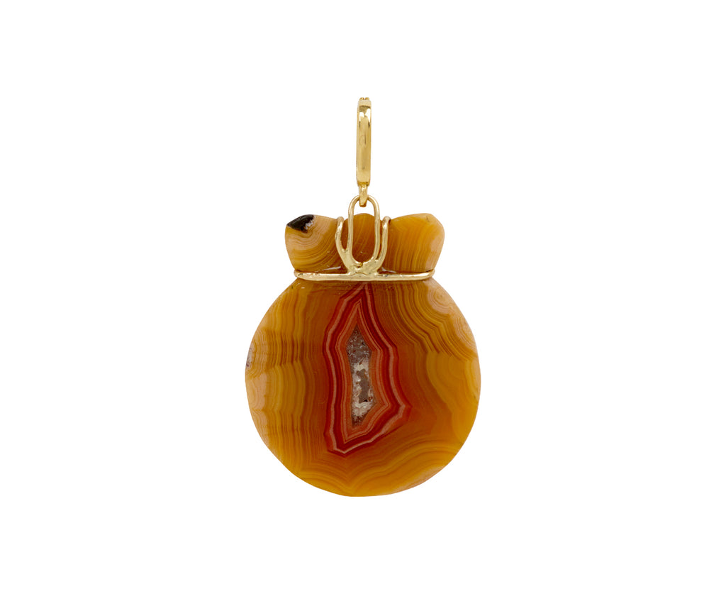Brown Laguna Agate Pendant ONLY