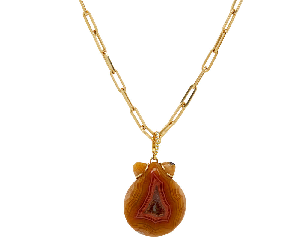 Brown Laguna Agate Pendant ONLY