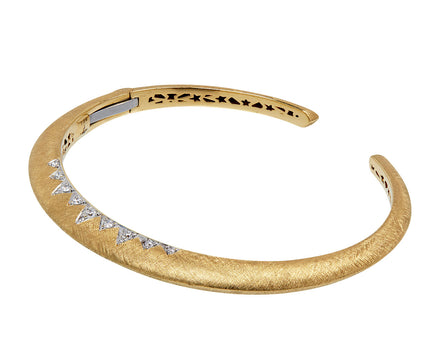 Diamond Crown Cuff Bracelet