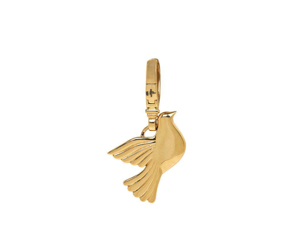 Emerald Dove Charm Pendant ONLY