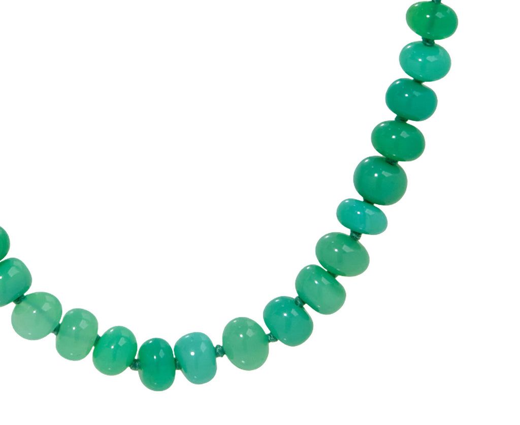 Chrysoprase Beaded Necklace
