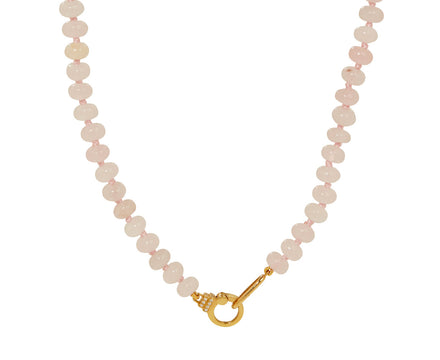 Rose Quartz Beaded Necklace