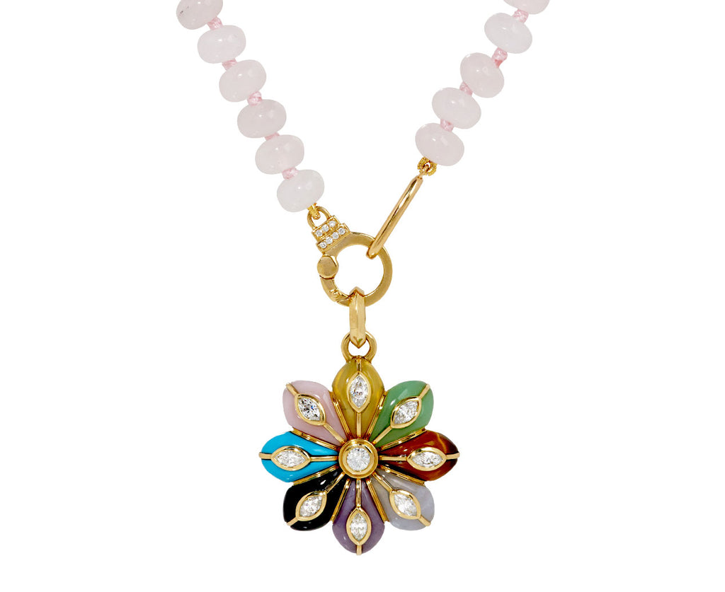 Rose Quartz Beaded Necklace