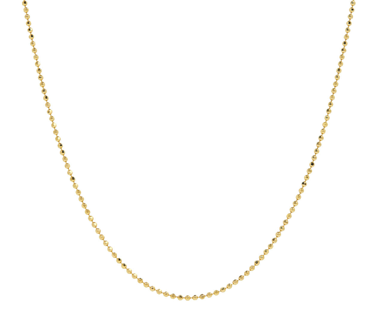 Sorellina Diamond Cut Ball Chain Necklace