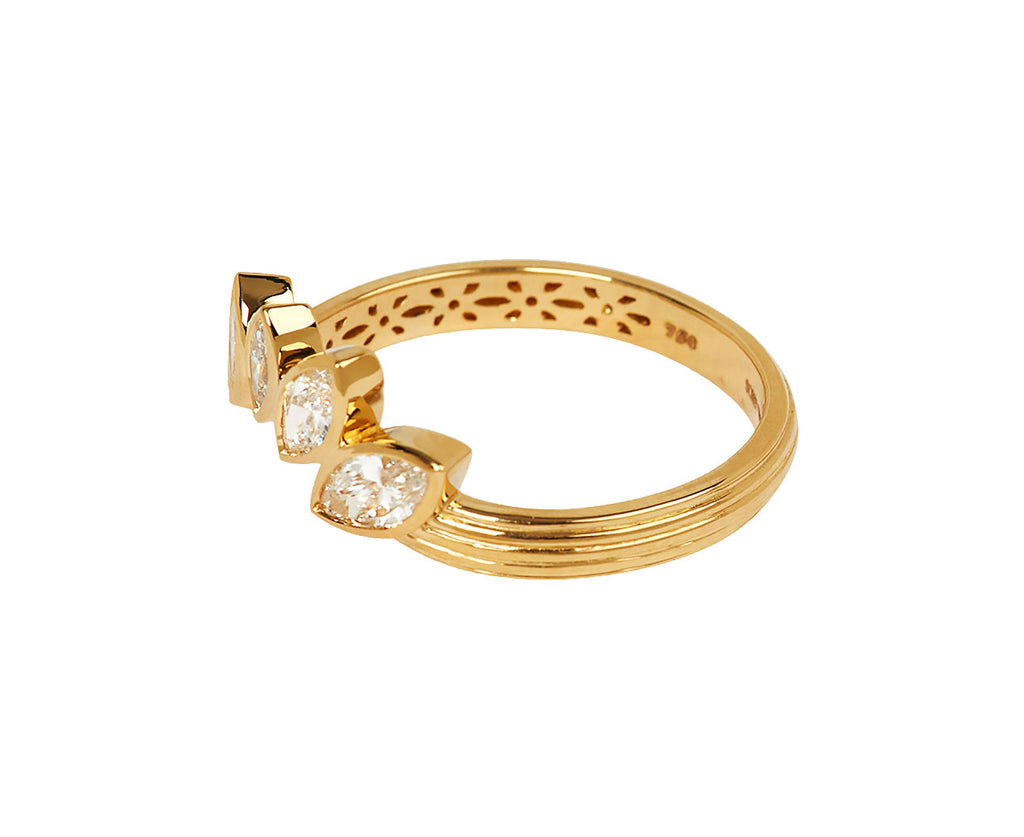 Graduating Diamond Petal Ring - TWISTonline 