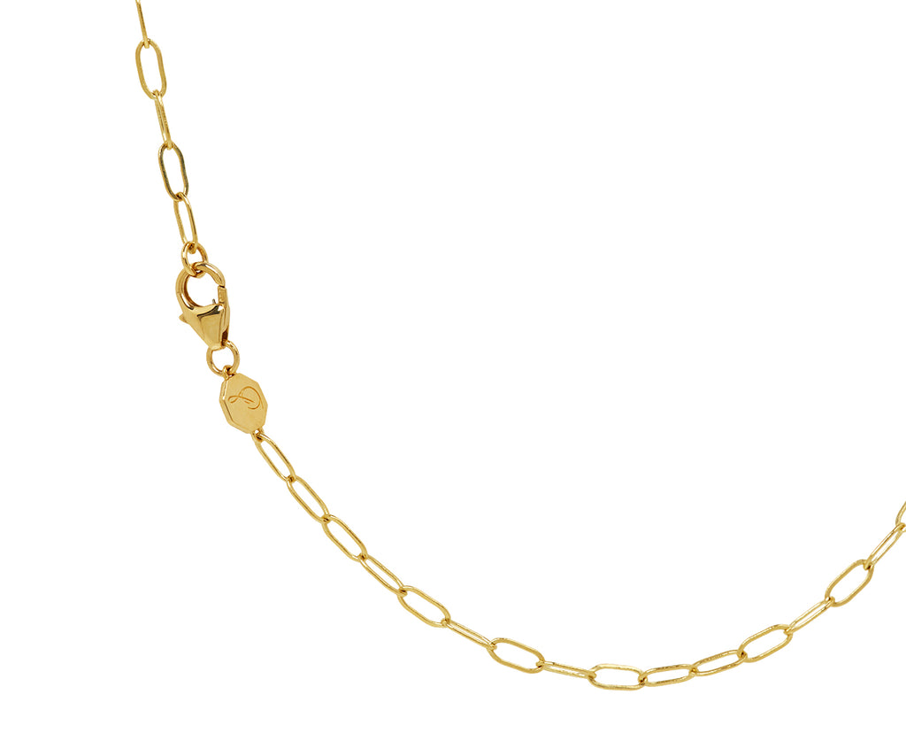 Emerald Drop Chain Necklace