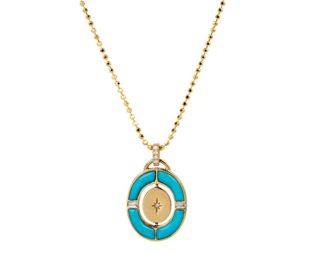 Turquoise Capri Inlay Necklace