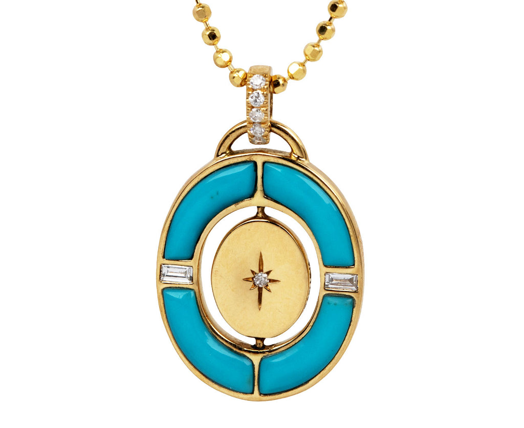 Turquoise Capri Inlay Necklace
