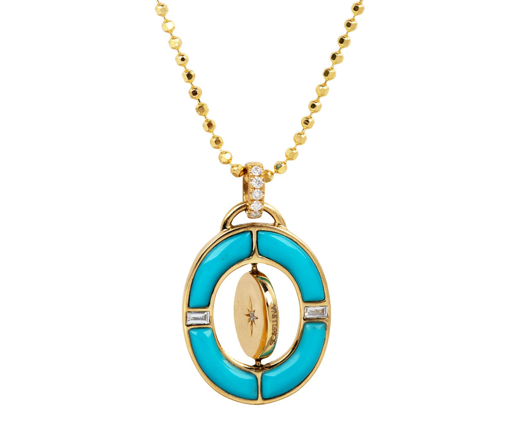 Turquoise Capri Inlay Necklace