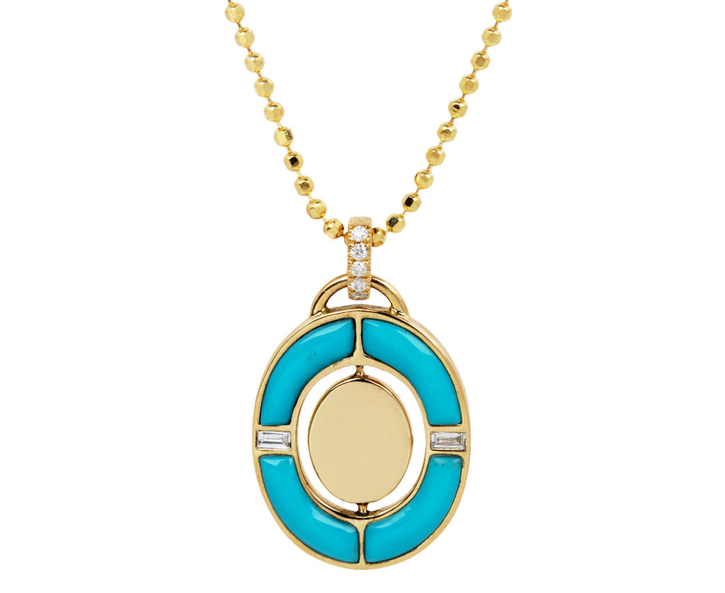 Turquoise Capri Inlay Necklace