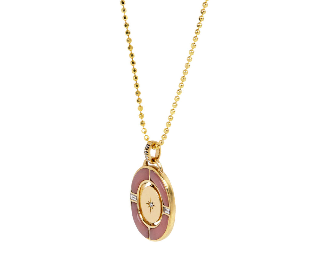 Pink Opal Capri Inlay Necklace
