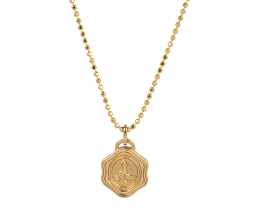 Mini Mermaid Money Pendant Necklace