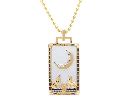 La Luna Piccola Tarot Card Necklace