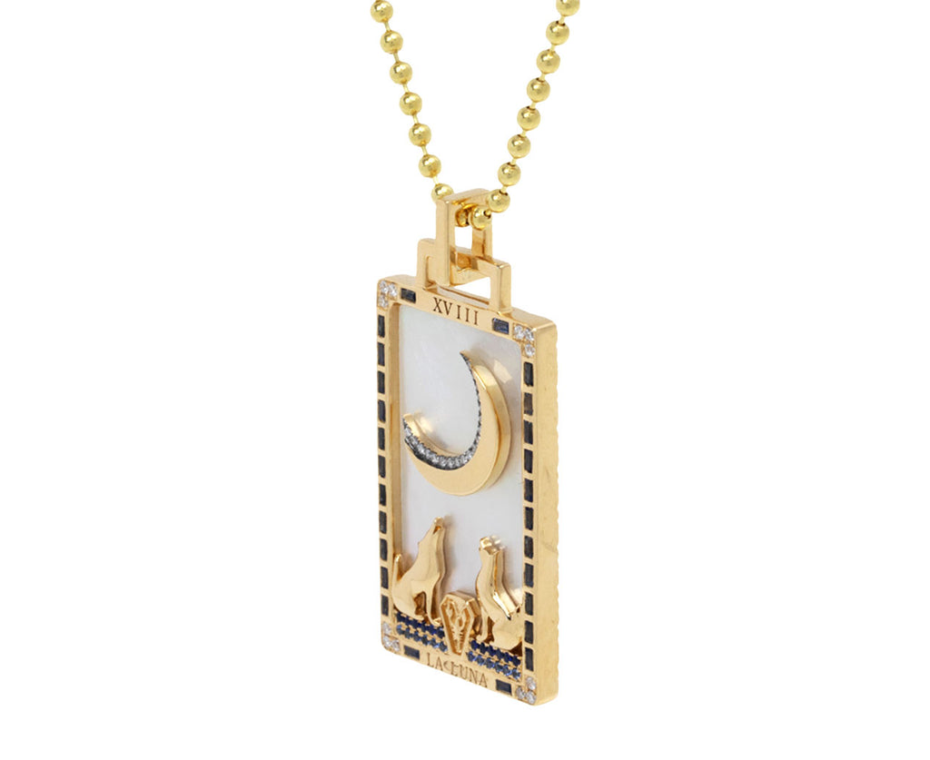 La Luna Piccola Tarot Card Necklace