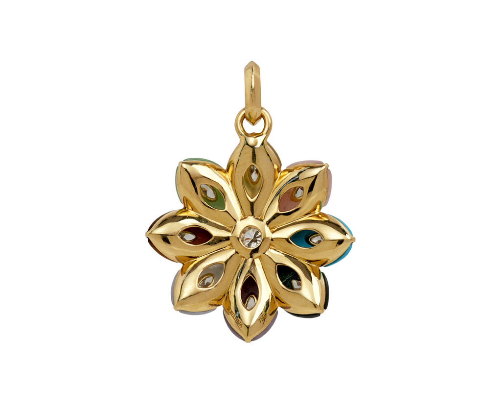 Rainbow Bloom Inlay Pendant ONLY
