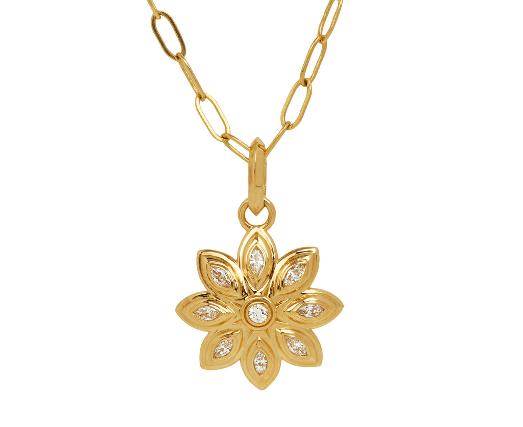 Sorellina Mini Diamond Bloom Pendant ONLY - closeup