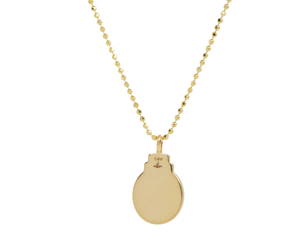 Turquoise Signet 'S' Pendant Necklace