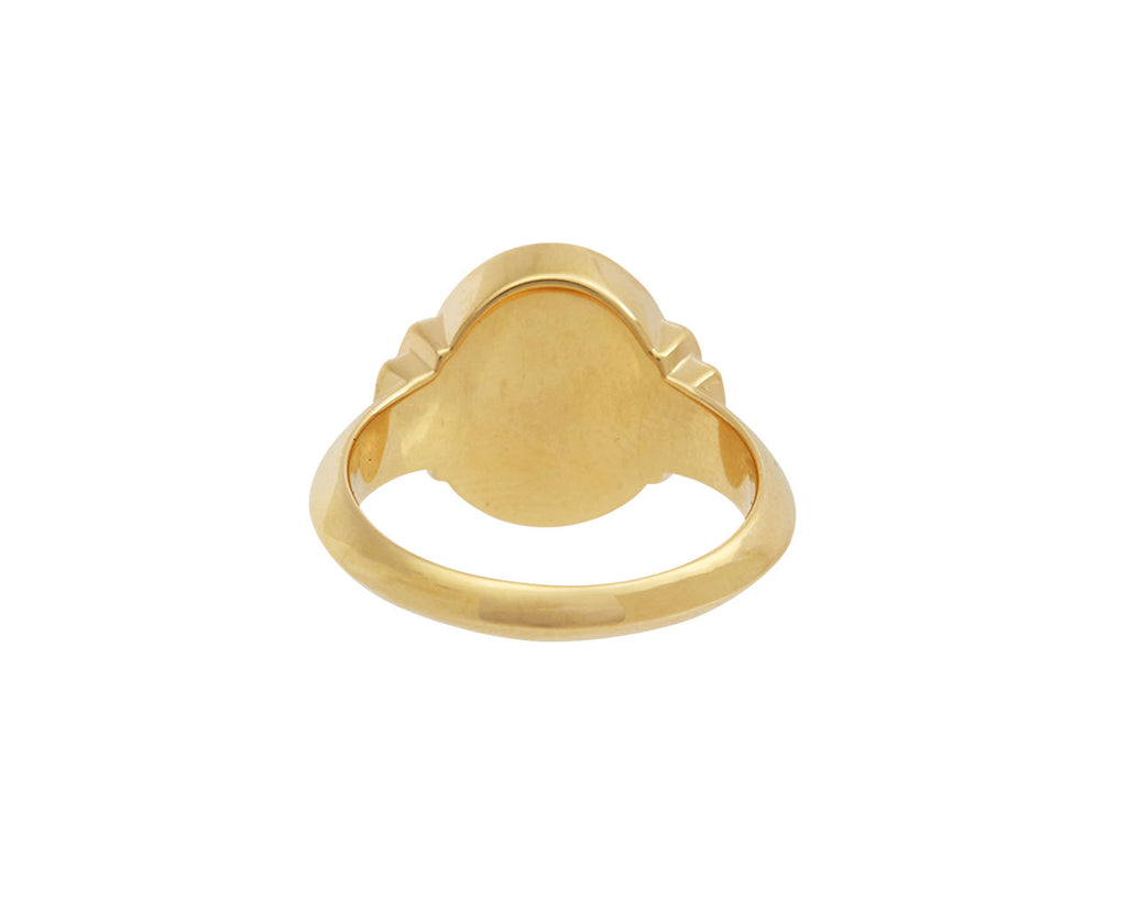 Crescent Lapis Signet Ring