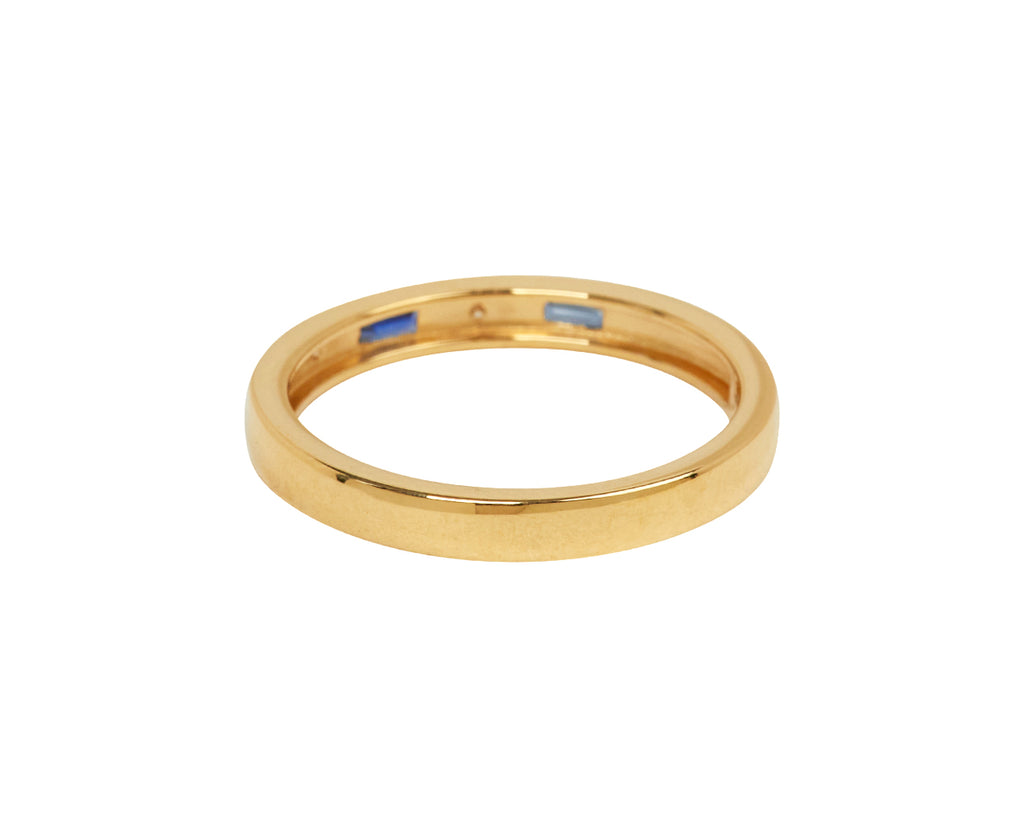 Sapphire and Diamond Tarot Stacking Ring - TWISTonline 