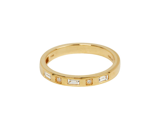 Baguette Diamond Tarot Stacking Ring - TWISTonline 