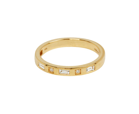 Baguette Diamond Tarot Stacking Ring - TWISTonline 
