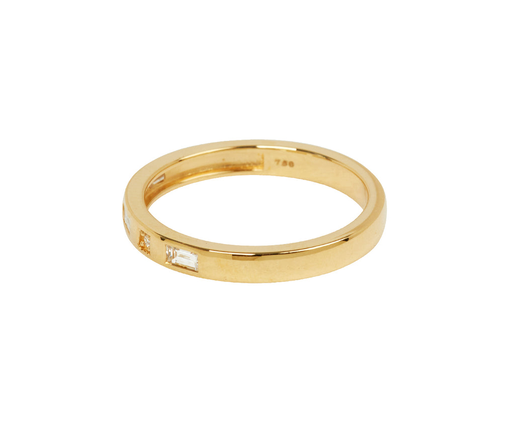 Baguette Diamond Tarot Stacking Ring - TWISTonline 