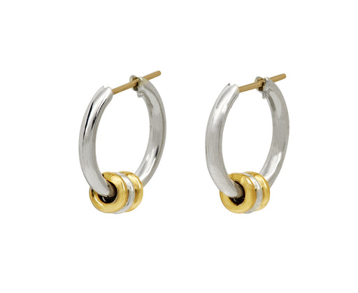 Silver Ara SG Hoop Earrings