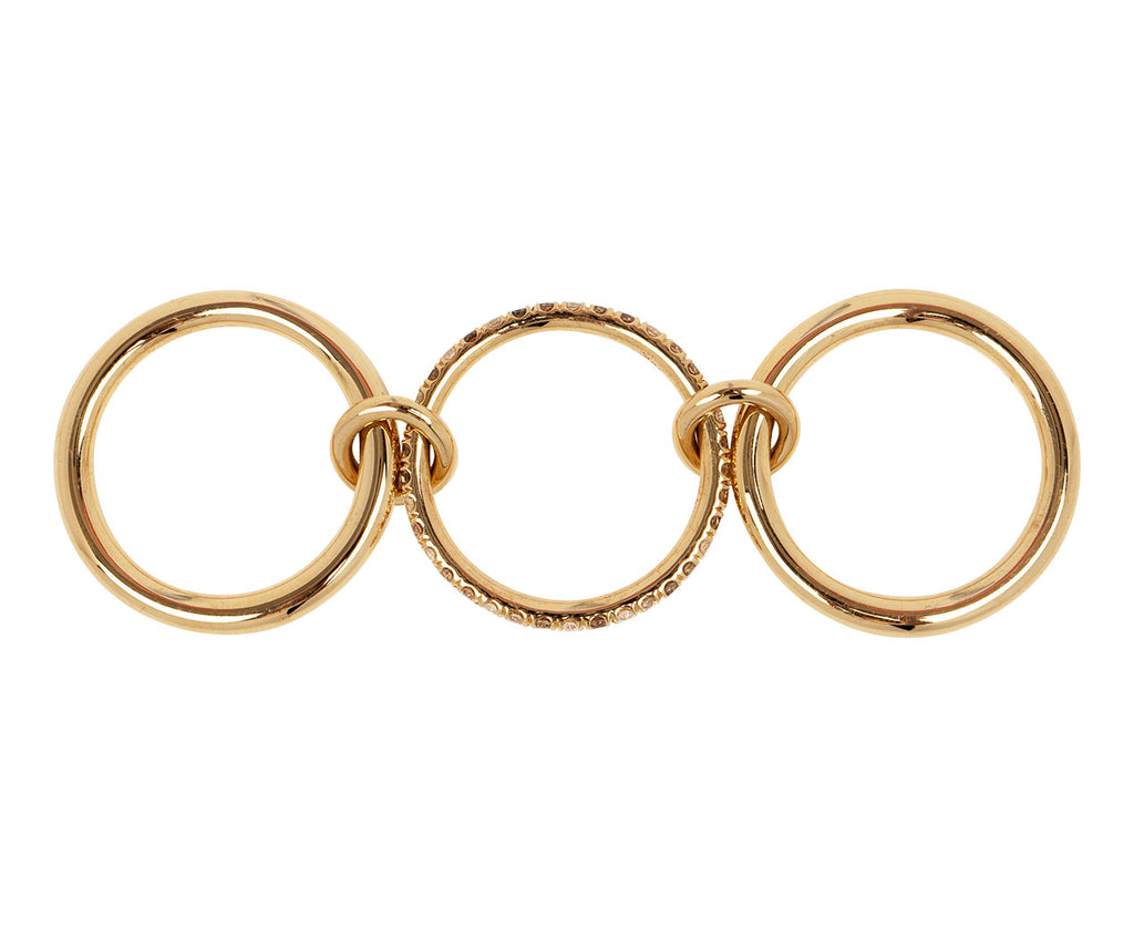 Mixed Diamond Libra Petite Ring