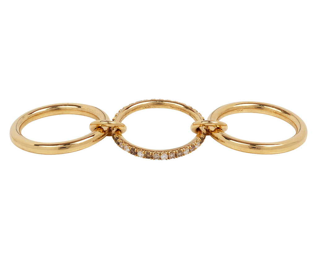 Mixed Diamond Libra Petite Ring