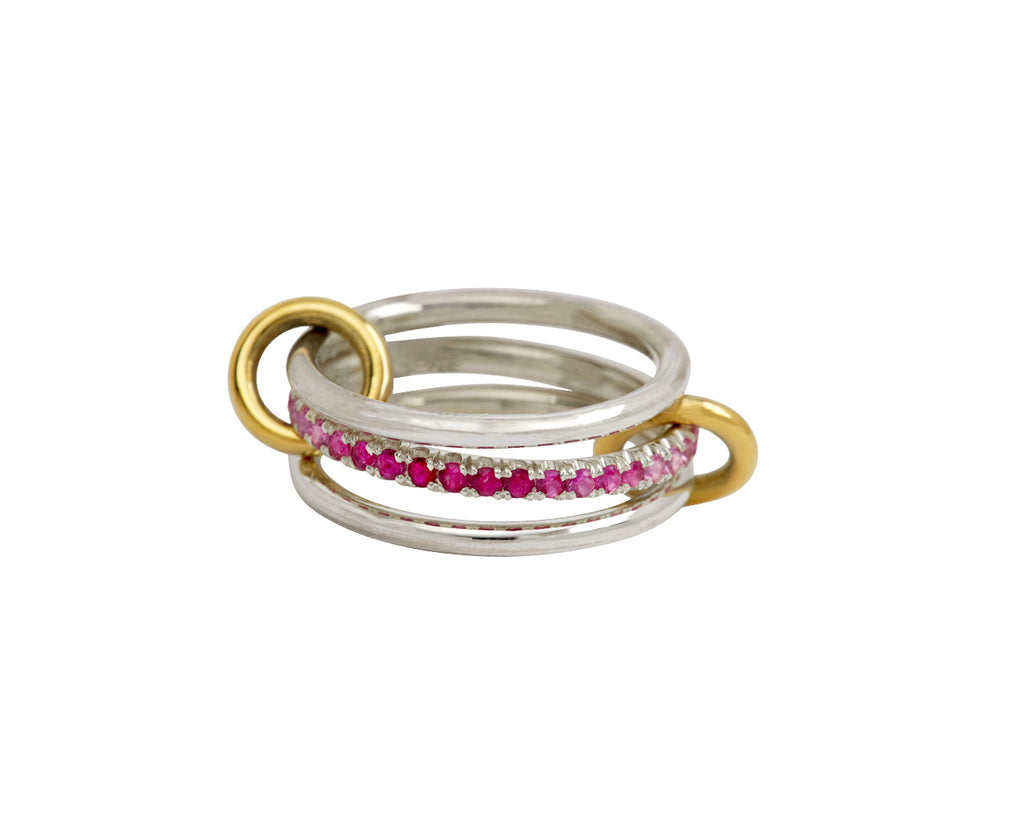 Ombre Pink Sapphire Tigris SG Ring