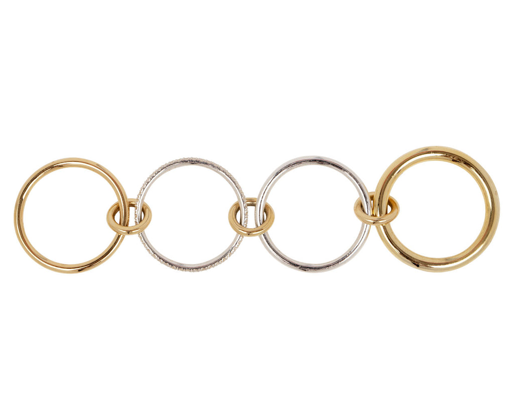 Silver and Gold Diamond Callista SG Ring
