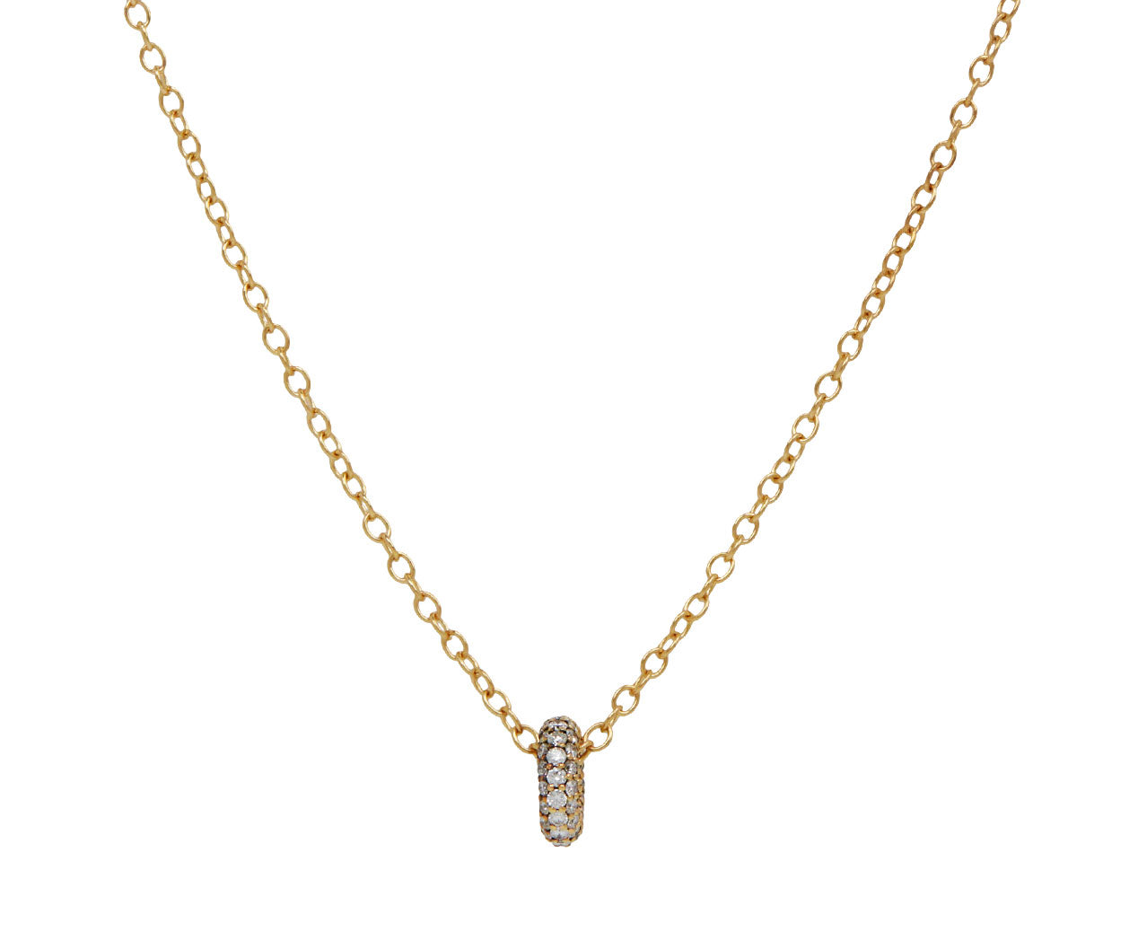Spinelli Kilcollin Pavé Diamond Mini Nebula Pendant Necklace