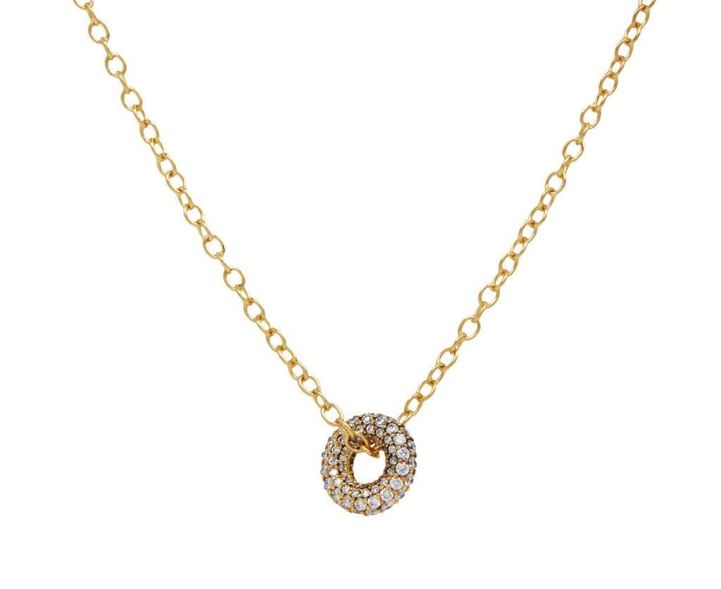 Pavé Diamond Mini Nebula Pendant Necklace