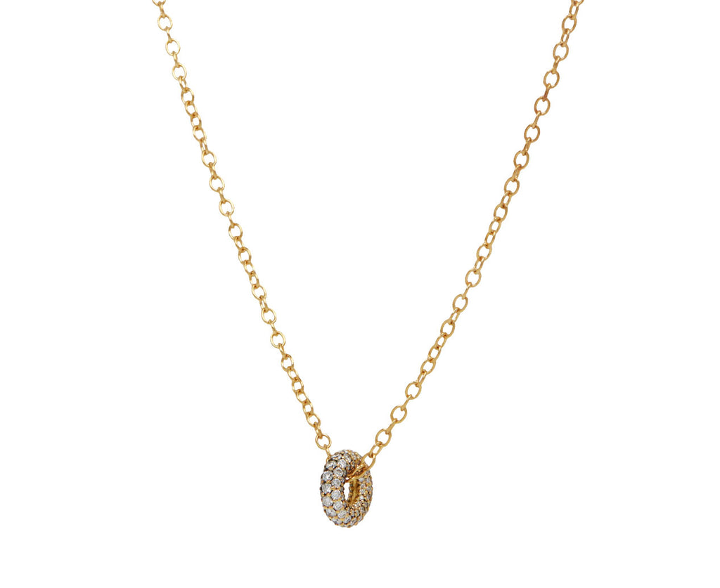 Pavé Diamond Mini Nebula Pendant Necklace