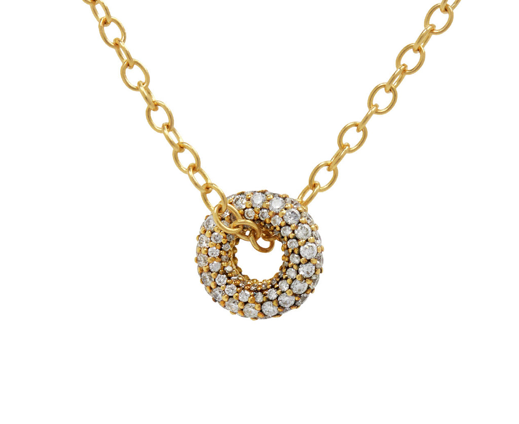 Pavé Diamond Mini Nebula Pendant Necklace