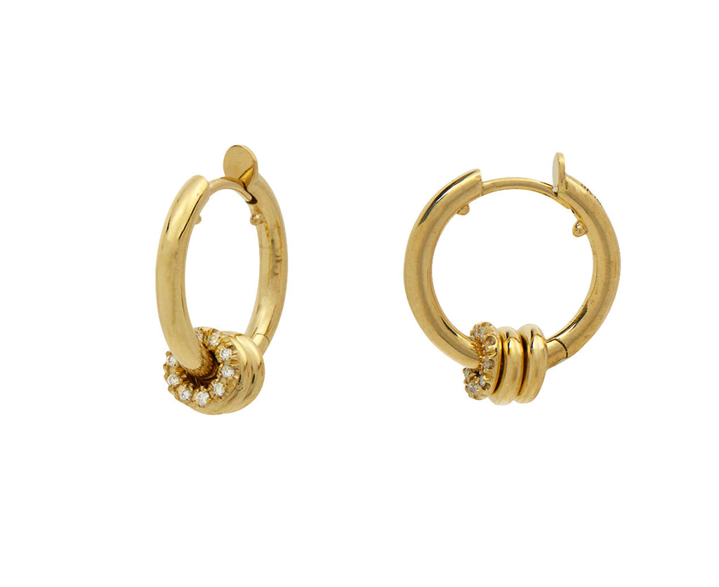 Gold Nevine Max Hoop Earrings - TWISTonline 