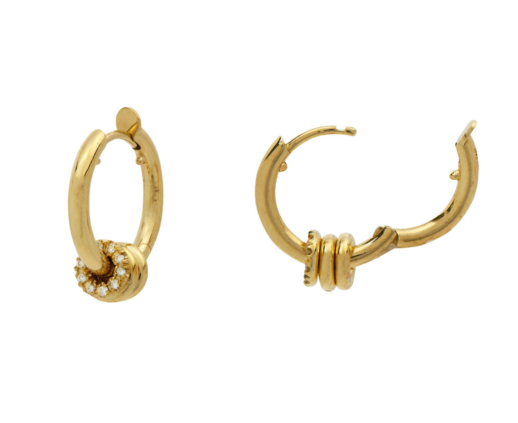 Gold Nevine Max Hoop Earrings - TWISTonline 