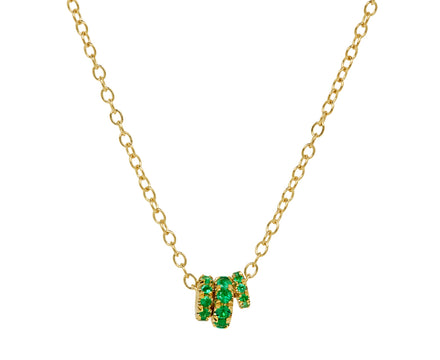 Emerald Vesta Pendant Necklace